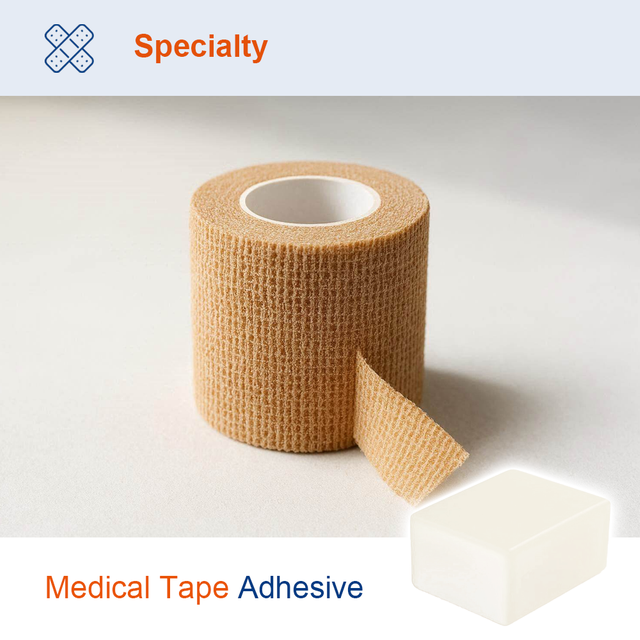 Skin Safe Medical Tapes Hot Melt Adhesive