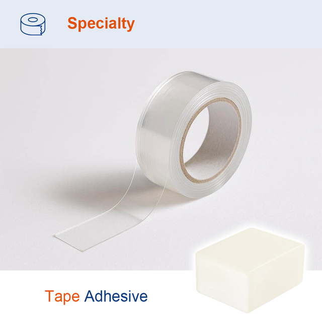 High Clear Double Sided Tape Hot Melt Adhesive