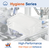 Hot Melt Adhesive for Wet Wipe Lid Attachment